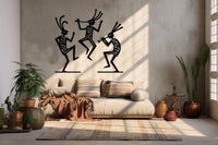 Funny Kokopelli Metal Wall Art