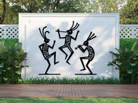 Funny Kokopelli Metal Wall Art