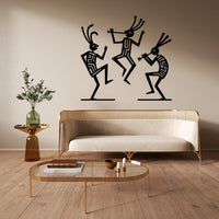 Funny Kokopelli Metal Wall Art