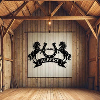 Custom Horse Ranch Sign