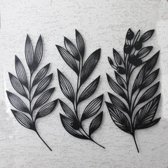 Metal Olive Leaf Wall Art