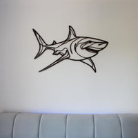 Metal Shark Room Decor