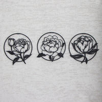 Metal Peony Wall Art