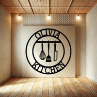 Custom Kitchen Metal Sign
