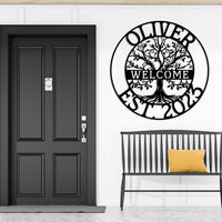 Welcome Custom Metal Sign