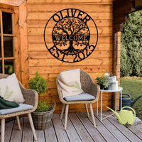 Welcome Custom Metal Sign