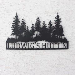 Magnificent Forest Custom Metal Sign