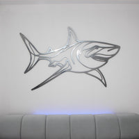 Metal Shark Room Decor