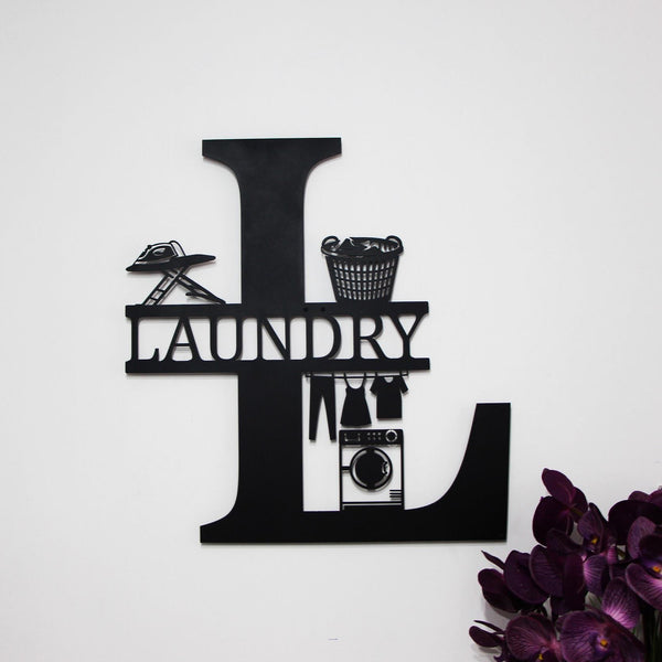 Unique Laundry Room Metal Sign