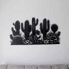 Metal Cactus Wall Decor