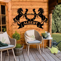 Custom Horse Ranch Sign