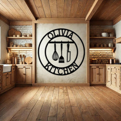 Custom Kitchen Metal Sign