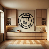 Custom Kitchen Metal Sign