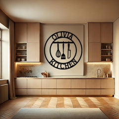 Custom Kitchen Metal Sign