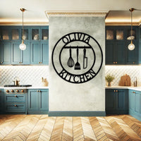 Custom Kitchen Metal Sign