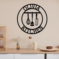 Custom Kitchen Metal Sign