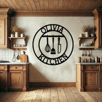 Custom Kitchen Metal Sign