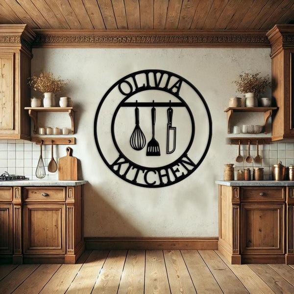 Custom Kitchen Metal Sign