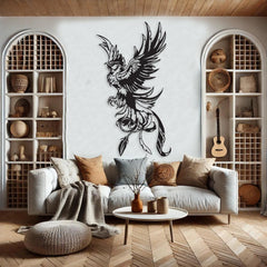 Majestic Phoenix Wall Decor