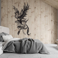 Majestic Phoenix Wall Decor