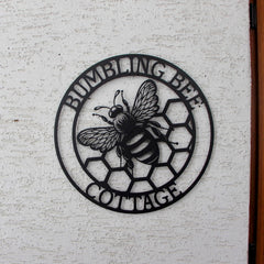 Custom Honey Bee Metal Wall Decor