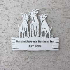 Custom Goat Farm Sign