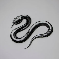 Giant Snake Metal Wall Art