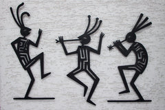 Funny Kokopelli Metal Wall Art