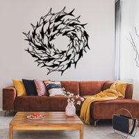 Whirlpool School of Fish Metal Wall Art