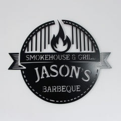 Custom Metal Bbq Sign