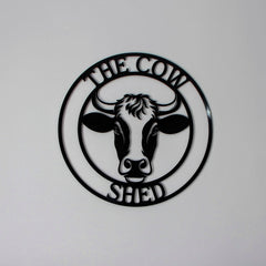 Custom Cow Metal Sign