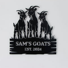 Custom Goat Farm Sign