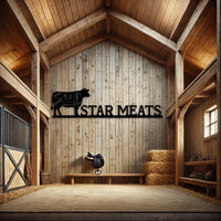 Custom Cuts of Beef Sign
