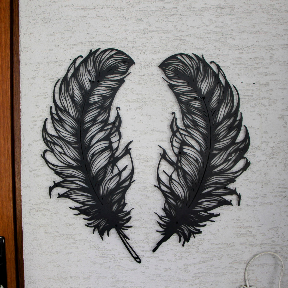 The Devil's Feathers Metal Wall Decor