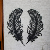 The Devil's Feathers Metal Wall Decor