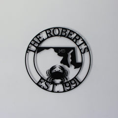 Maryland Custom Metal Sign