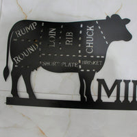 Custom Cuts of Beef Sign