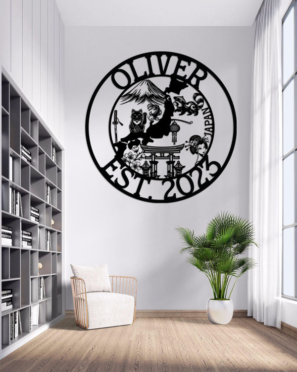 Custom Japanese Kitchen Sign