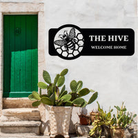 Custom Honey Bee Metal Wall Decor
