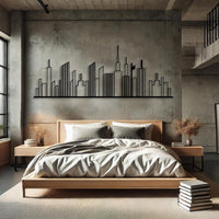 Line Art Modern Living Room Wall Art