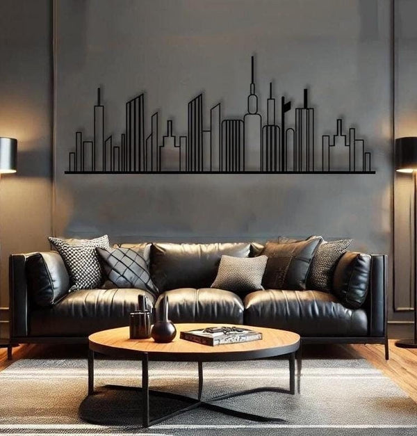 Line Art Modern Living Room Wall Art