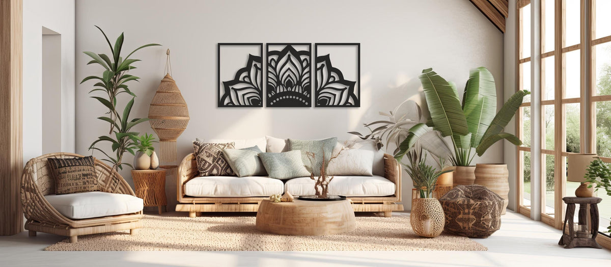 Metal Mandala Wall Art