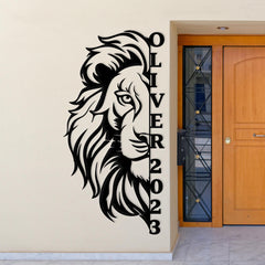 Lion Personalized Metal Signs