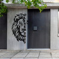 Lion Personalized Metal Signs