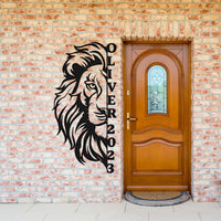 Lion Personalized Metal Signs