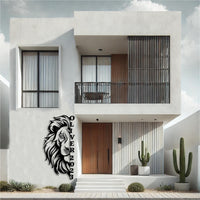 Lion Personalized Metal Signs