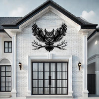 Majestic Owl Metal Wall Art