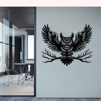 Majestic Owl Metal Wall Art
