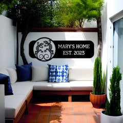 Gecko Custom Metal Sign