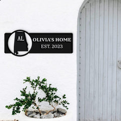 Alabama Custom Metal Sign